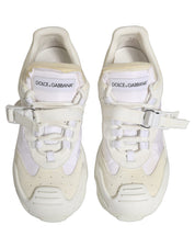 White Airmaster Panelled Low Top Men Sneakers Shoes