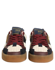 Multicolor Leather MIAMI Low Top Men Sneakers Shoes