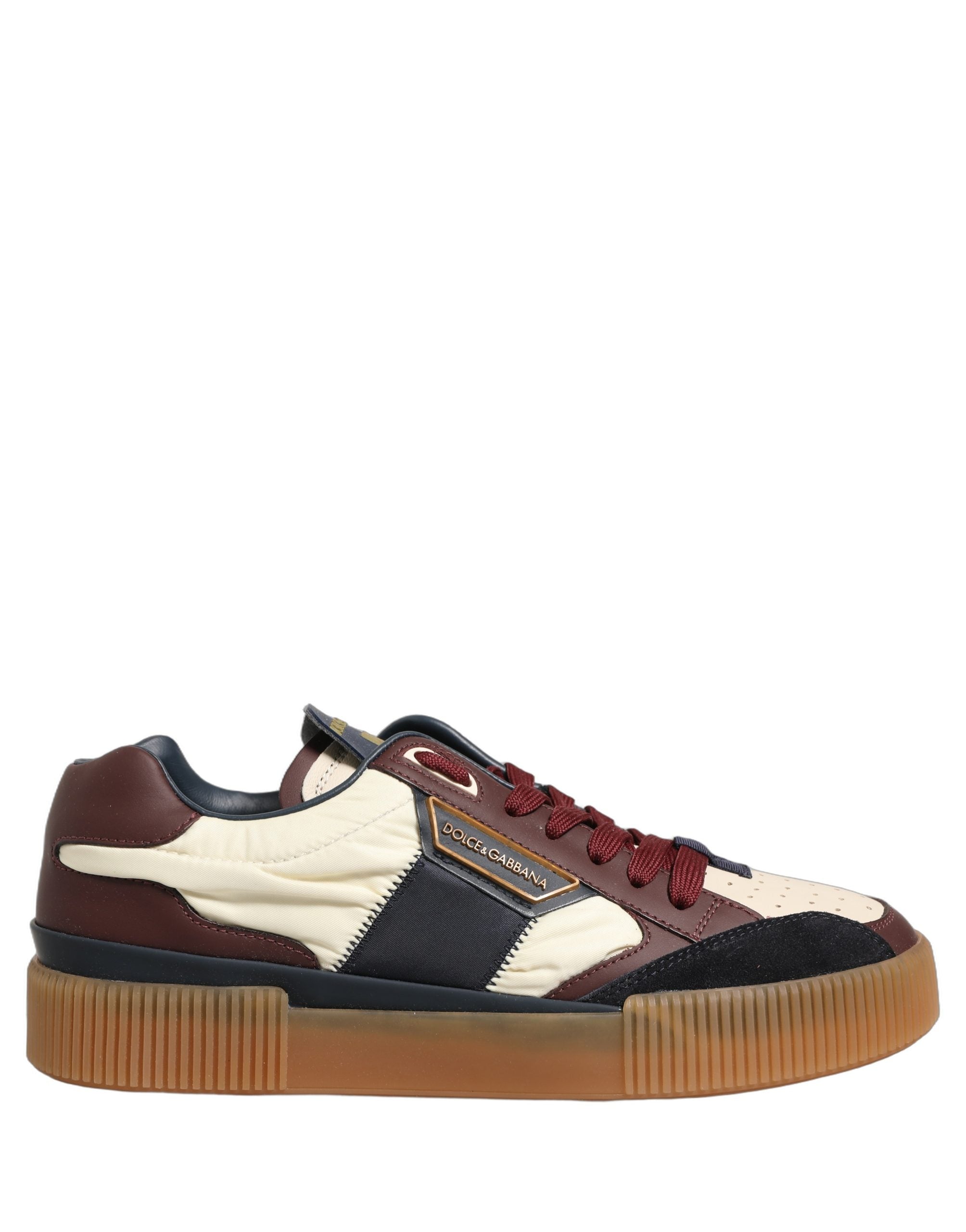 Dolce & Gabbana Multicolor Leather MIAMI Low Top Men Sneakers Shoes Dolce & Gabbana