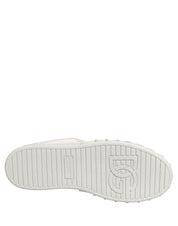 White Leather Low Top Lace Up Sneakers Shoes