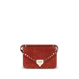 Valentino Garavani Multicolor Suede Leather Shoulder Bag