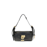 Black Calf Leather Bos Taurus Shoulder Bag