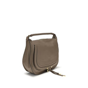 Beige Calf Leather Bos Taurus Shoulder Bag