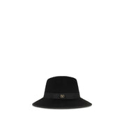 Valentino Garavani Black Cotton Fedora