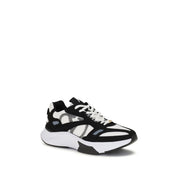 Multicolor Fabric Athletic Sneakers