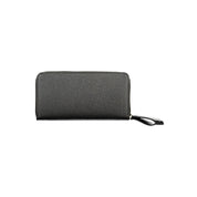 Black Polyurethane Women's Wallet