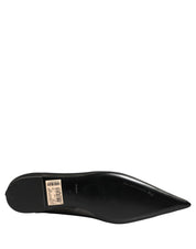 Dolce & Gabbana Black Over The Knee Tulle Flats Boots Shoes