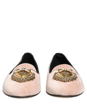 Pink Velvet Devotion Loafers Flats Shoes