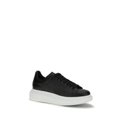 Alexander McQueen Black Calf Leather Bos Taurus Platform Sneakers