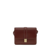 Bordeaux Calf Leather Bos Taurus Shoulder Bag