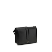 Black Calf Leather Bos Taurus Shoulder Bag