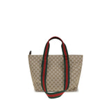Gucci Beige Polyester Shoulder Bag