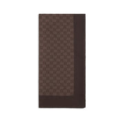 Brown Silk Foulard