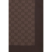 Brown Silk Foulard