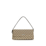 Gucci Brown Fabric Handbag