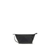 Black Cotton Clutch Bag