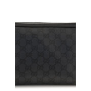 Black Cotton Clutch Bag