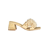 Beige Polyurethane Women's Sandal