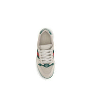 Beige Polyester Athletic Sneakers