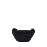 Black Polyester Clutch Bag