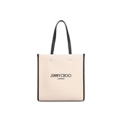 Beige Canvas Tote Bag
