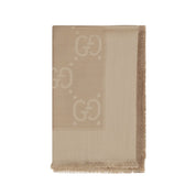 Gucci Brown Wool Oves Aries Scarf
