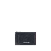 Balenciaga Black Lamb Ovis Aries Aries Wallet