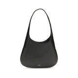 Black Calf Leather Bos Taurus Shoulder Bag