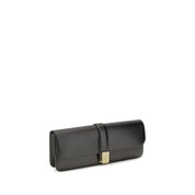Black Calf Leather Bos Taurus Clutch Bag
