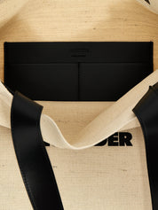 Bicolor Cotton Tote Bag