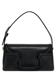 Black Leather Shoulder Bag