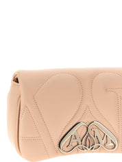 Beige Lamb Leather Crossbody Bag
