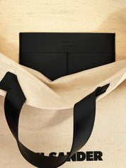 Bicolor Jute Tote Bag