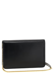 Black Leather Crossbody Bag