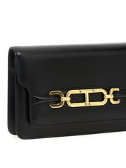 Black Leather Crossbody Bag