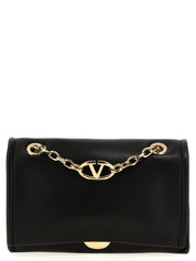 Black Lamb Leather Shoulder Bag