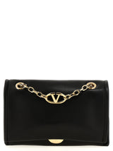 Black Lamb Leather Shoulder Bag