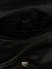 Black Leather Shoulder Bag