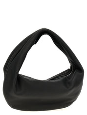 Black Calfskin Shoulder Bag
