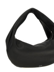 Black Calfskin Shoulder Bag