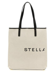 Beige Cotton Tote Bag