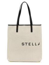 Beige Cotton Tote Bag