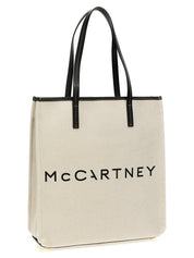 Beige Cotton Tote Bag