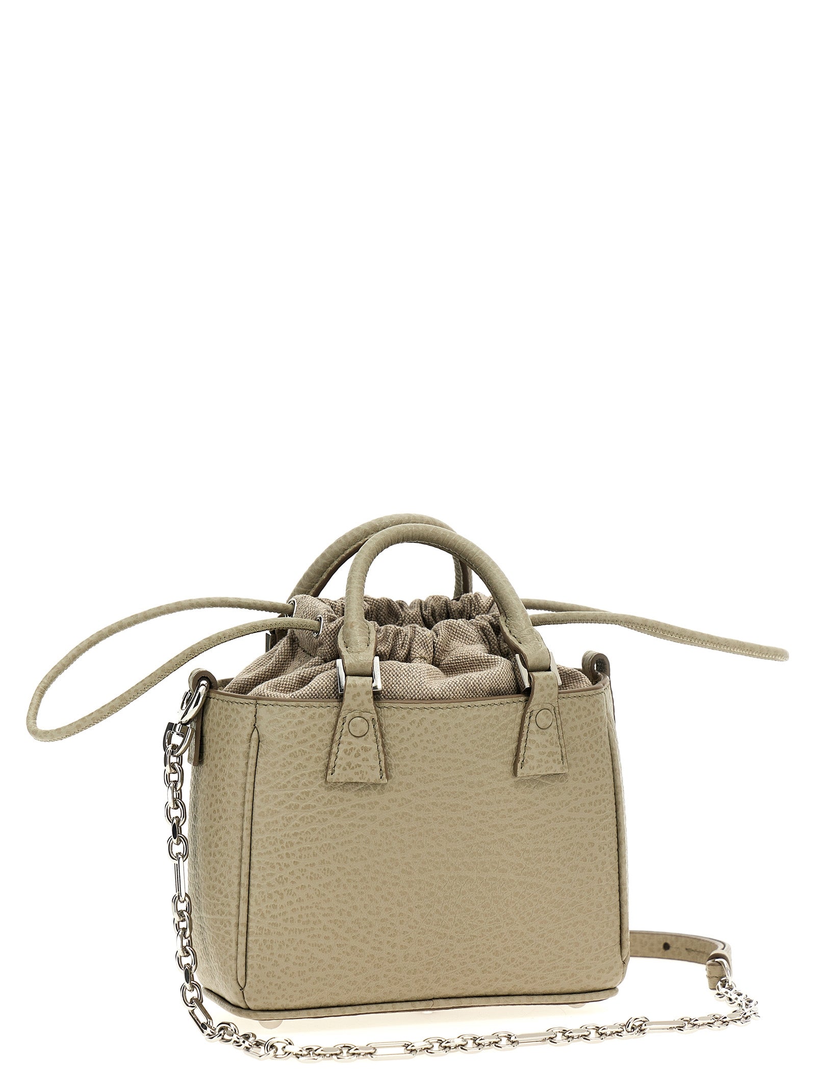 Gray Calfskin Handbag