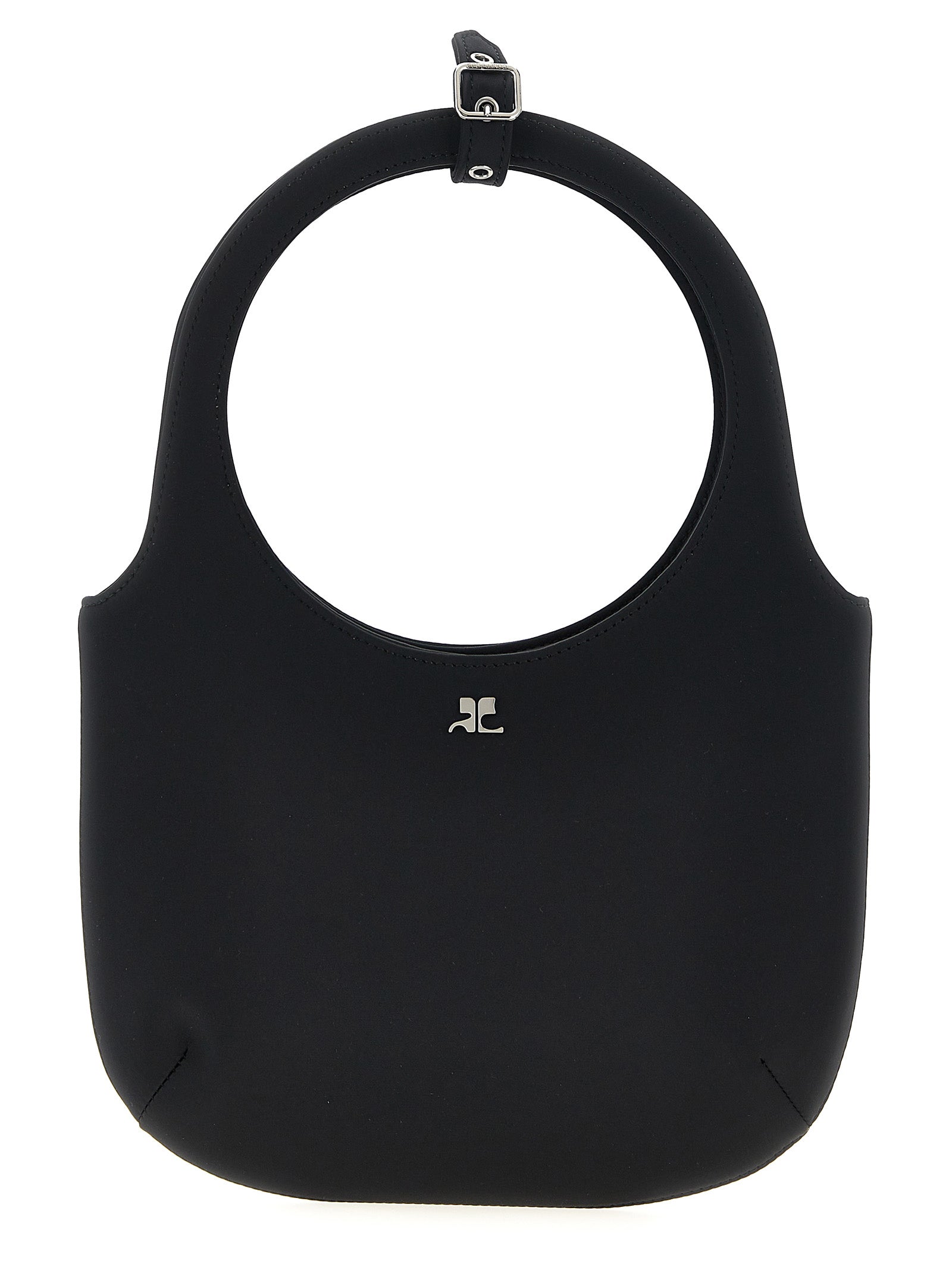 Black Polyester Handbag