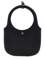 Black Polyester Handbag