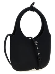 Black Polyester Handbag