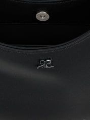 Black Polyester Handbag