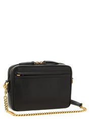 Brown Lamb Leather Crossbody Bag