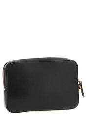 Multicolor Lamb Leather Clutch Bag